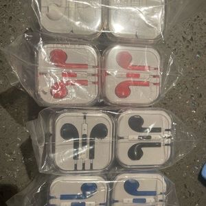 Phone head phones WHITE, BLACK, BLUE, RED… 3.5mm (1/8”) plug size